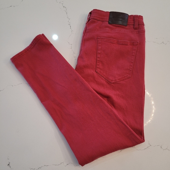 2 x Bluenotes Skinny Low Rise Jeans - Blue and Red - Women's 38 x 32 - Picture 9 of 16